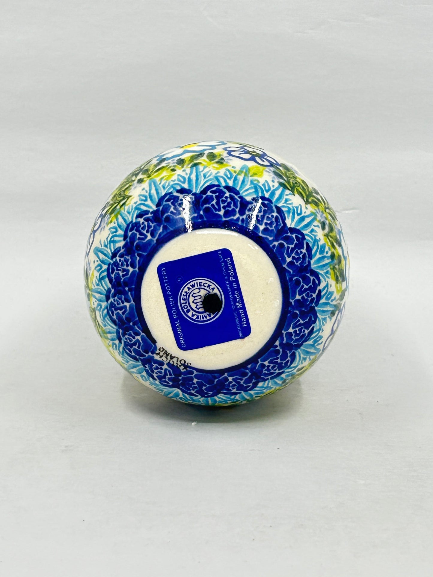 0603 Large Egg - Blue and White - U