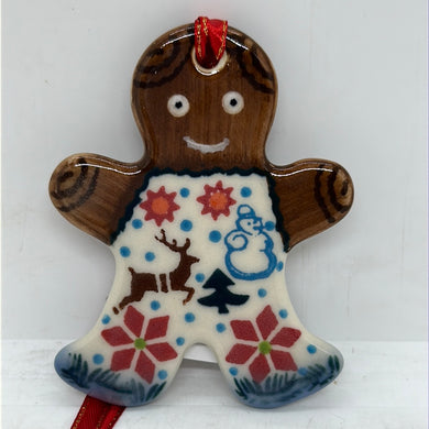 B16 Boy Gingerbread Ornament - U-SG