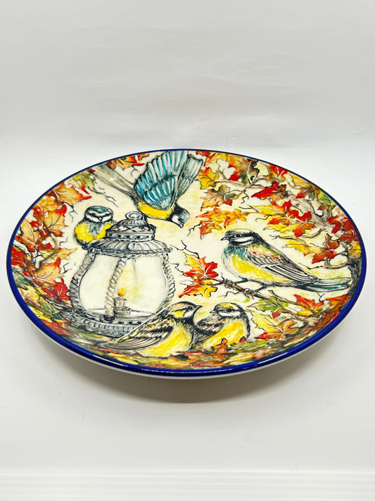 Limited Edition Large Plate - Birds L-222