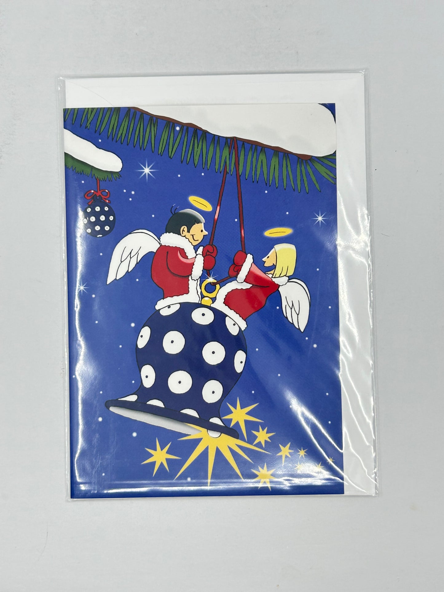 Angels in Teacup Polish Card with Envelope