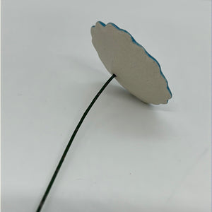 Flower on longer Metal stick - MT1