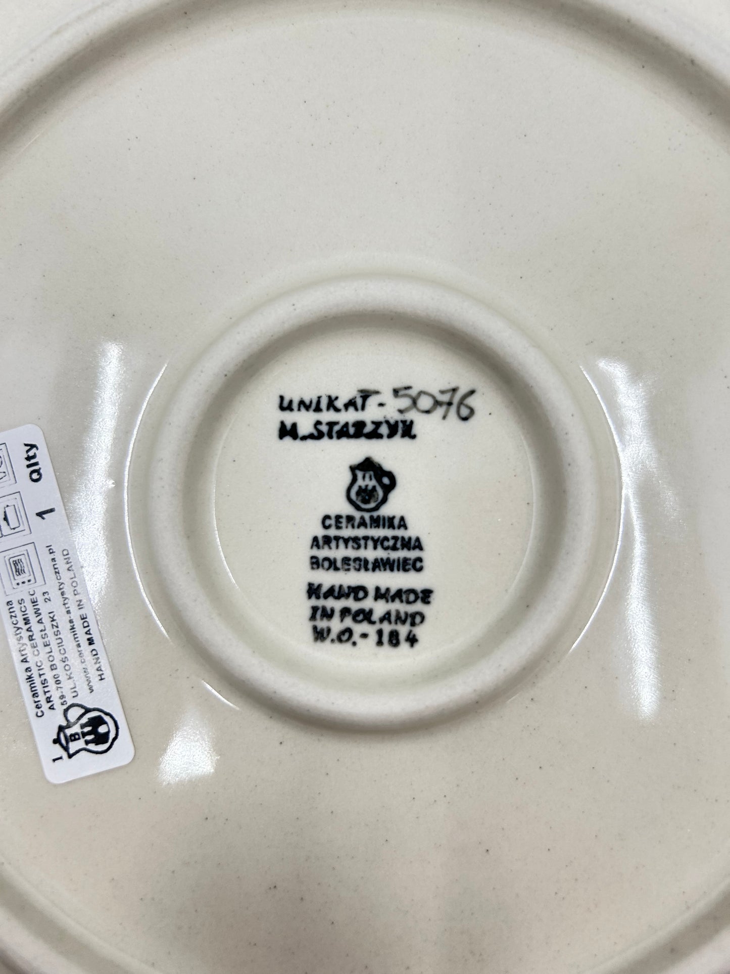 Plate ~ Dinner ~ 10 inch ~ U5076 - U4!