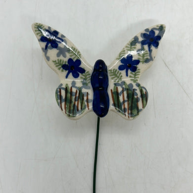 Butterfly Figurine on a Metal stick - KK04