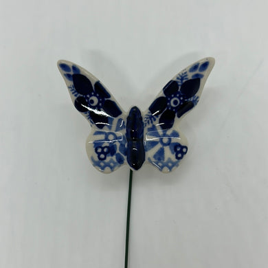 Butterfly Figurine on a Metal stick - SB01