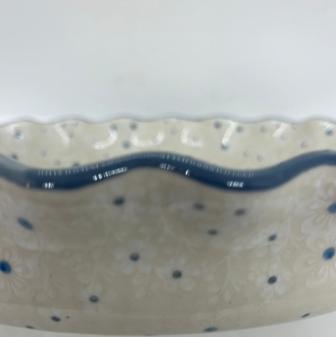 636 ~ Pie Plate ~ Fluted ~ 10" ~ 2330* - T3!