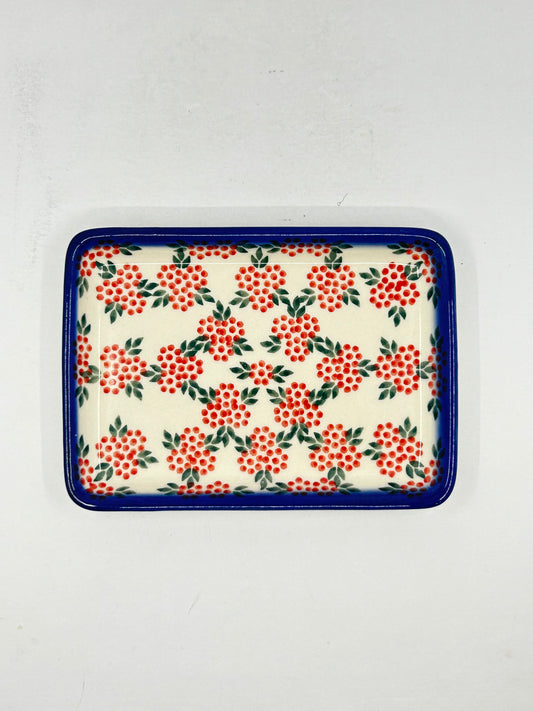 Flat Soap Dish with Rim - D88