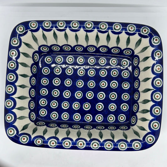 Baker ~ Rectangular w/Rim ~ 9.25 x 11 ~ 0054X ~ T3!