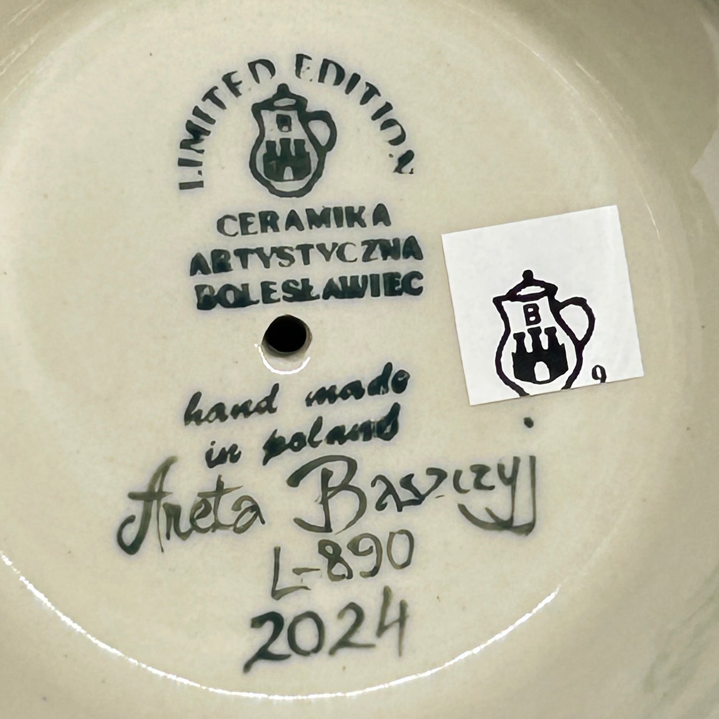Limited Edition Wavy Pedastal Bowl - L-890