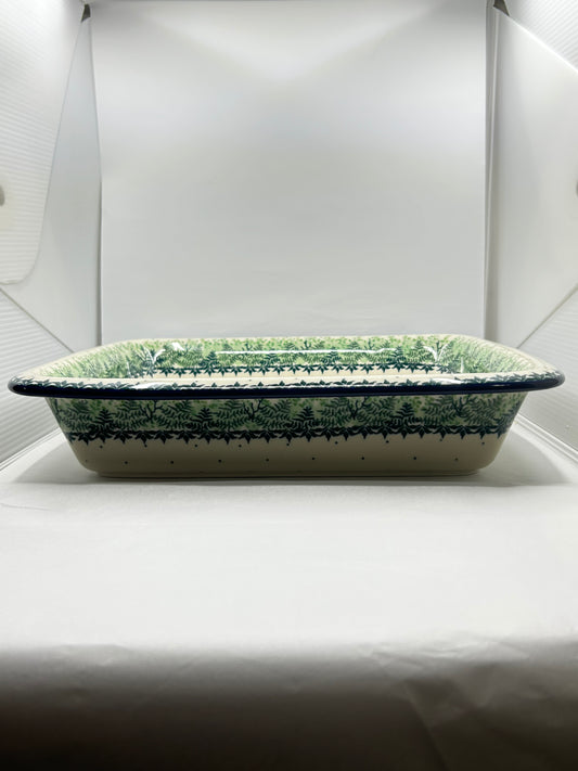 854 ~ Baker ~ Rectangular w/Rim ~ Lasagna ~ 11.25" x 13.75" - 3431 - T3*