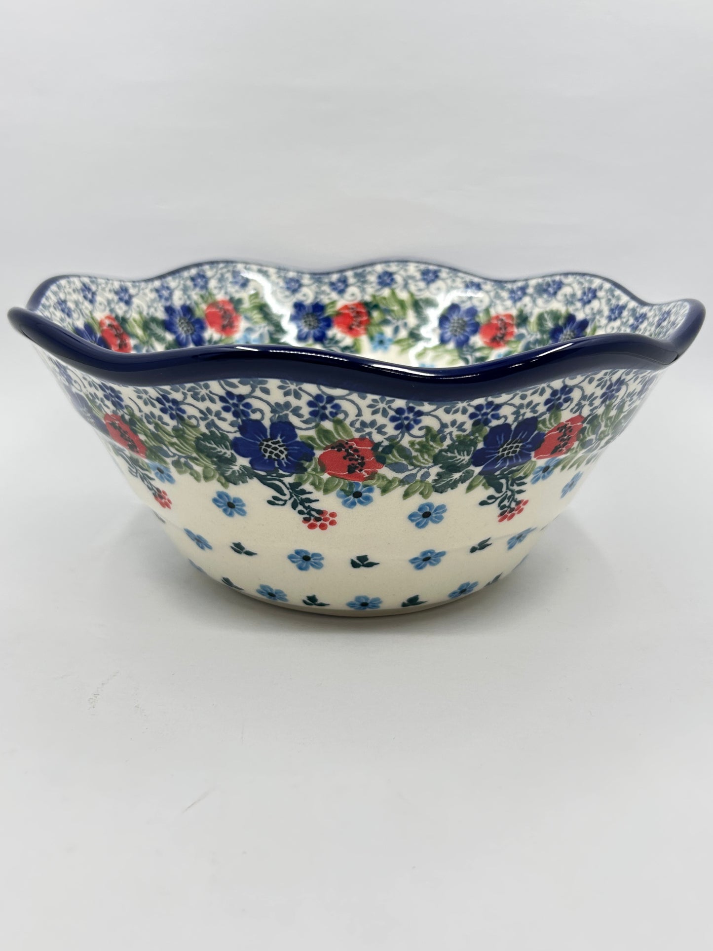 Bowl ~ Wavy Edge ~ Small ~ 8 inch ~ 3430X - T4*