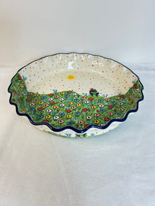 Pie Plate ~ Fluted ~ 10 inch ~ U4877 ~ U6*
