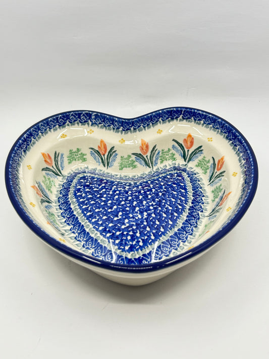 Bowl ~ Heart ~ 8.25 inch ~ 3371X ~ T4*