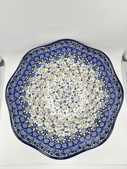 Bowl ~ Wavy Edge ~ Medium ~ 10 inch - 3427X - T4*