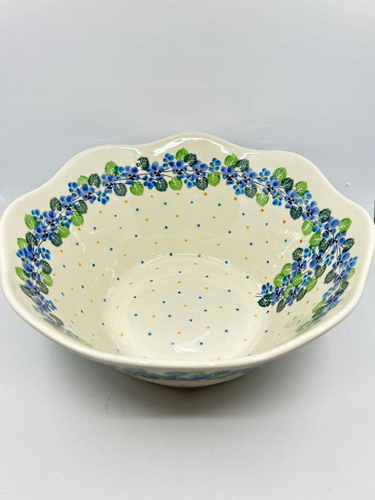 Pottery Misfit Bowl ~ Wavy Edge ~ Medium ~ 10 inch ~ 2339 - T3!