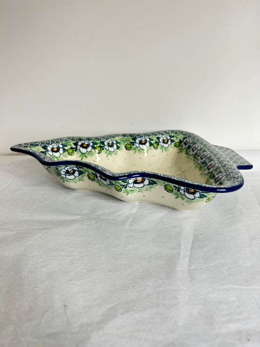 A52 Tree Bowl ~ 12" ~ Green Tree - T3*