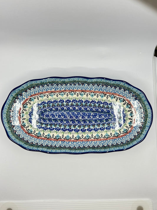 Tray ~ Scalloped Oval ~ 6.25 x 12.5 inch ~ U5198 ~ U3*
