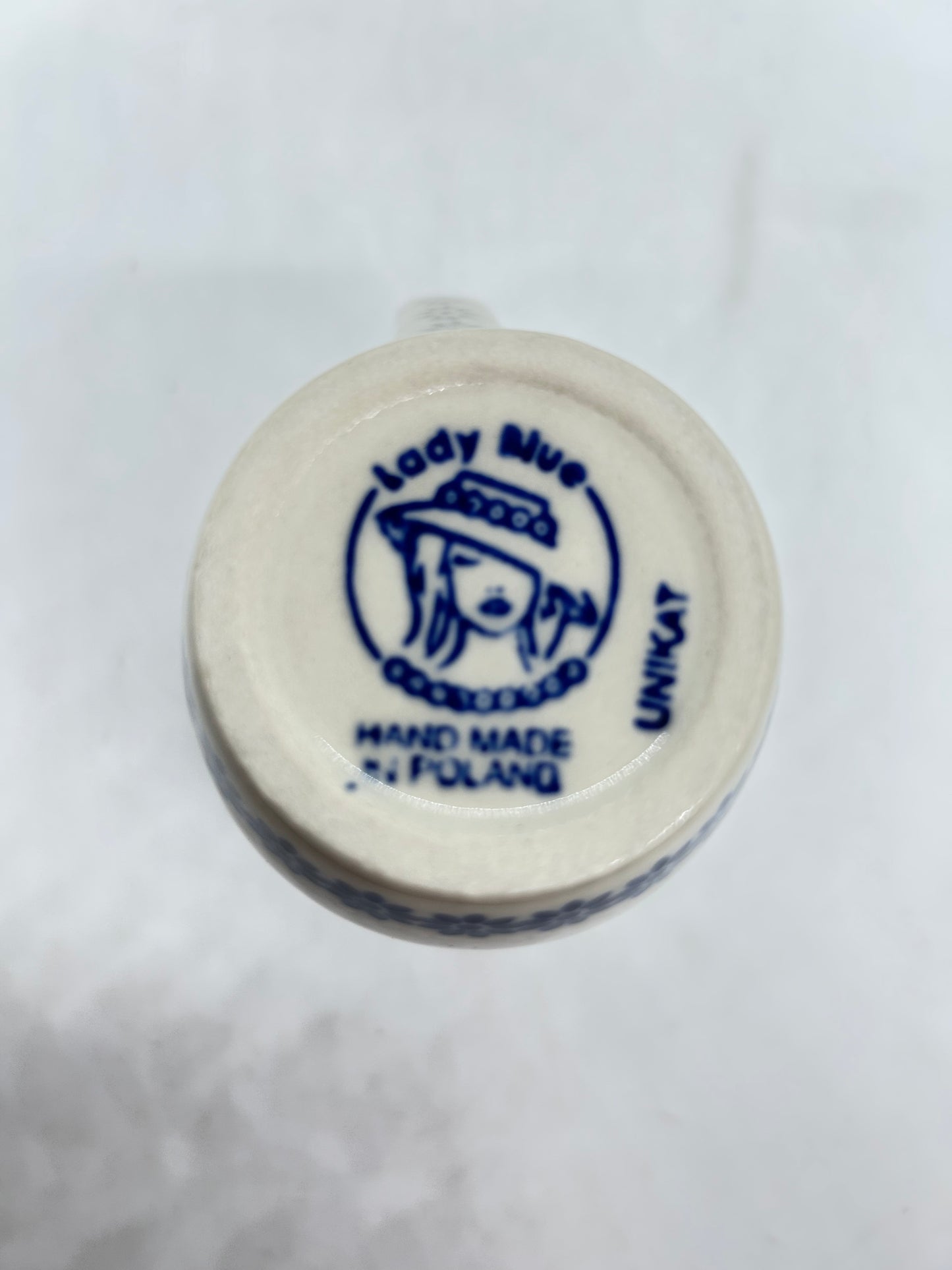 Lady Blue Latte Mug - 038 - U1