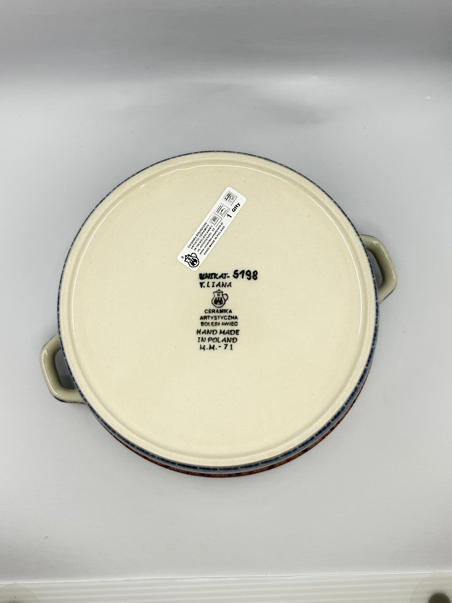 Covered Casserole (2 qt) - U5198 - U3!