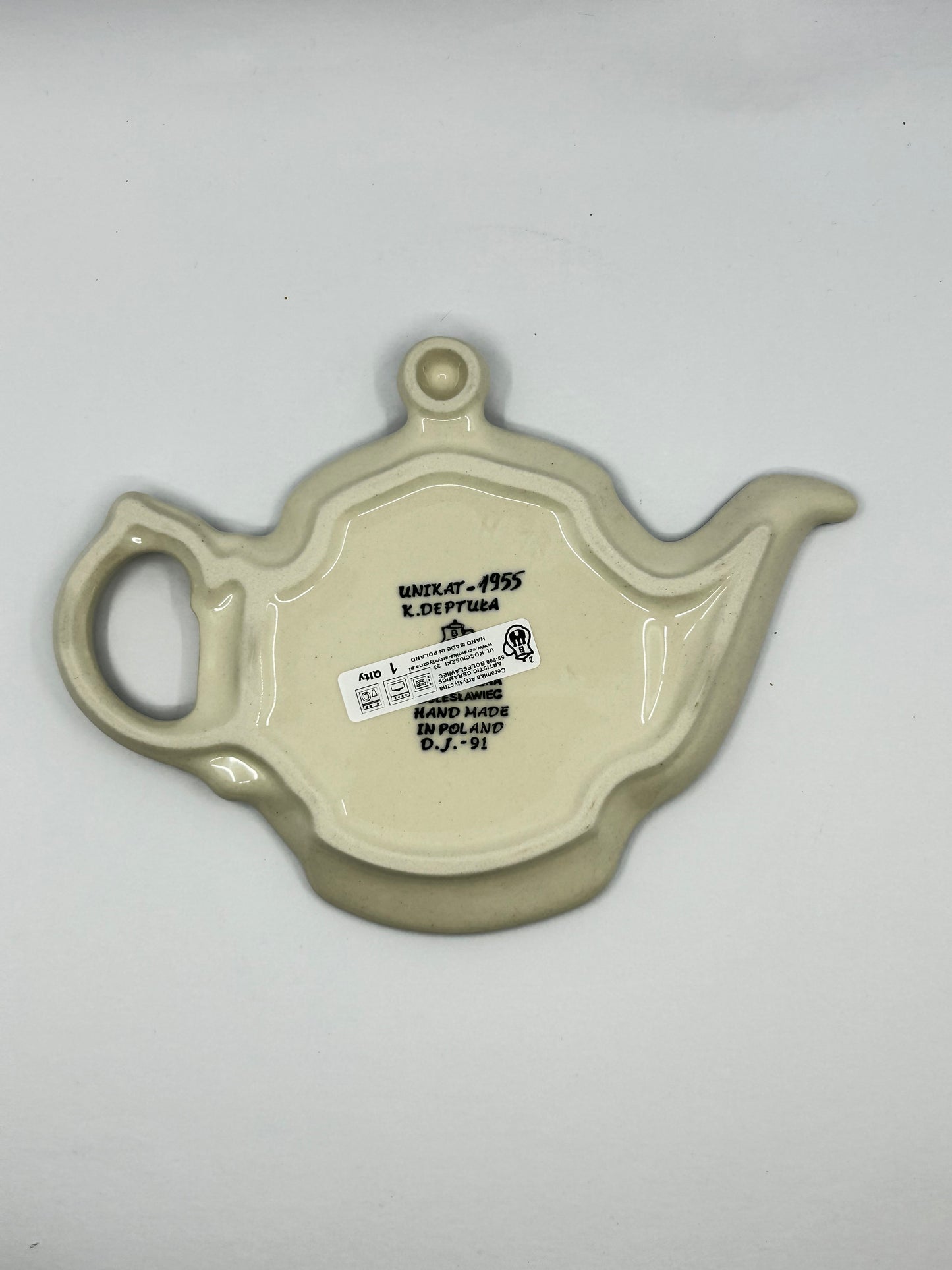 Teapot Shaped Plate - U1955 - U3*
