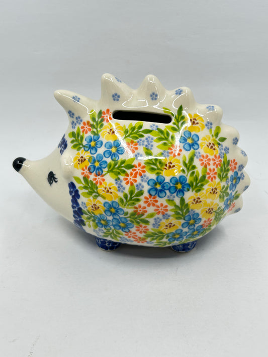 Hedgehog Piggy Bank - Spring Fling - U