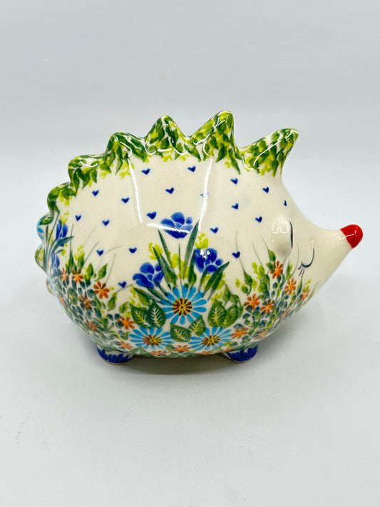 Hedgehog Piggy Bank - Floral Field - U