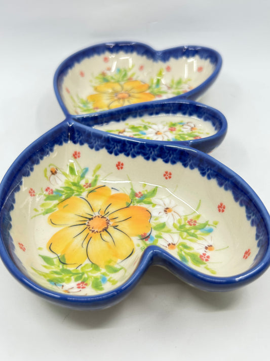 Butterfly Bowl - Yellow Floral - A2