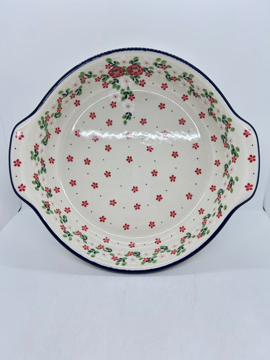 417 ~ Baker ~ Round w/ Handles ~ 10" - 2352X - T3!