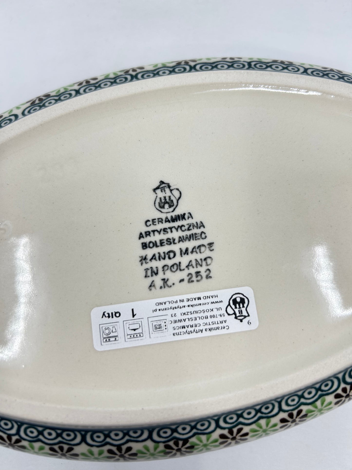 Baker Oval ~ 9.5 inch ~ 2195Q ~ T3*