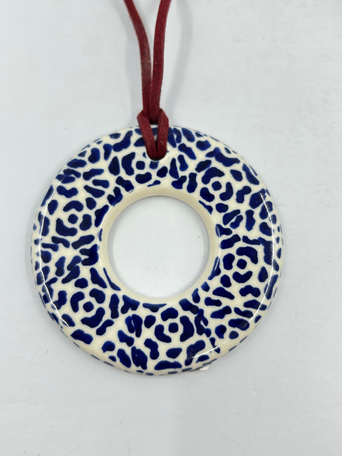 Circle Necklace - Blue