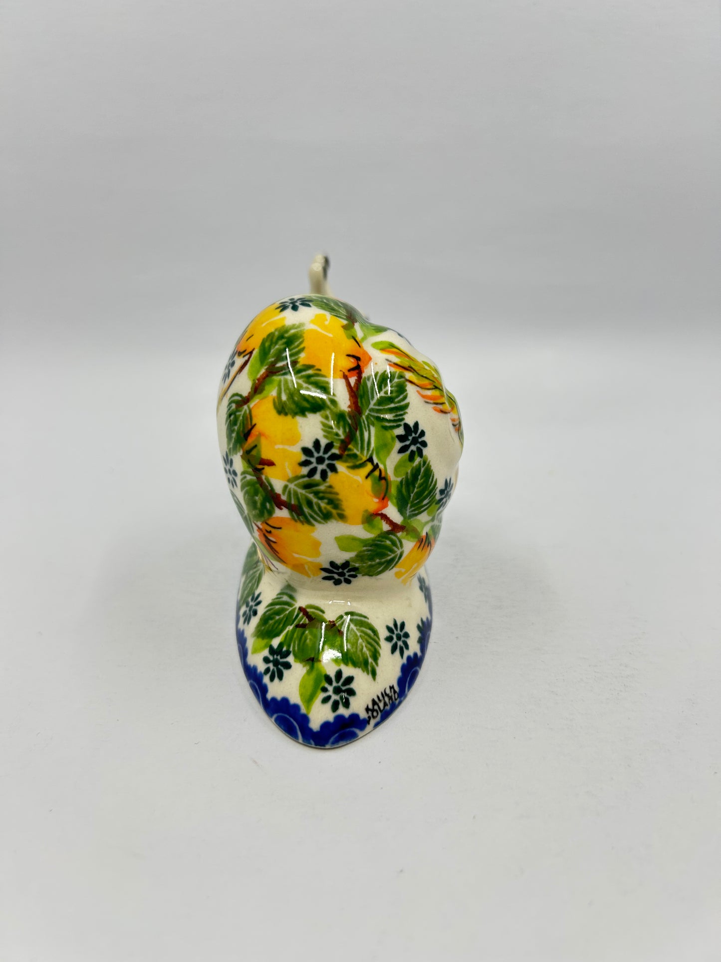 Small Snail - Yellow Floral - A1