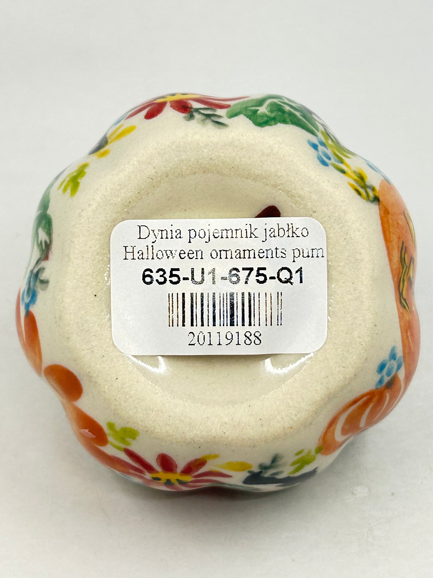 Pumpkin Salt and Pepper Shaker - U1-675