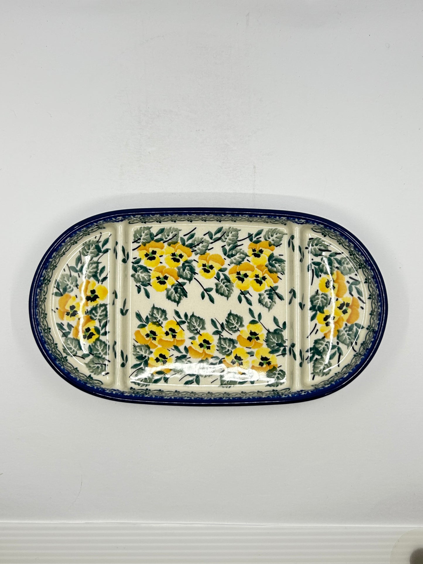 Divided Oval Tray - 3299X ~ T4!
