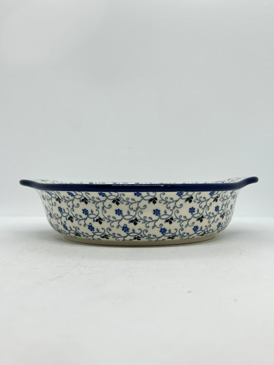 Baker ~ Round w/ Handles ~ 8 inch ~ 1991X - T4!