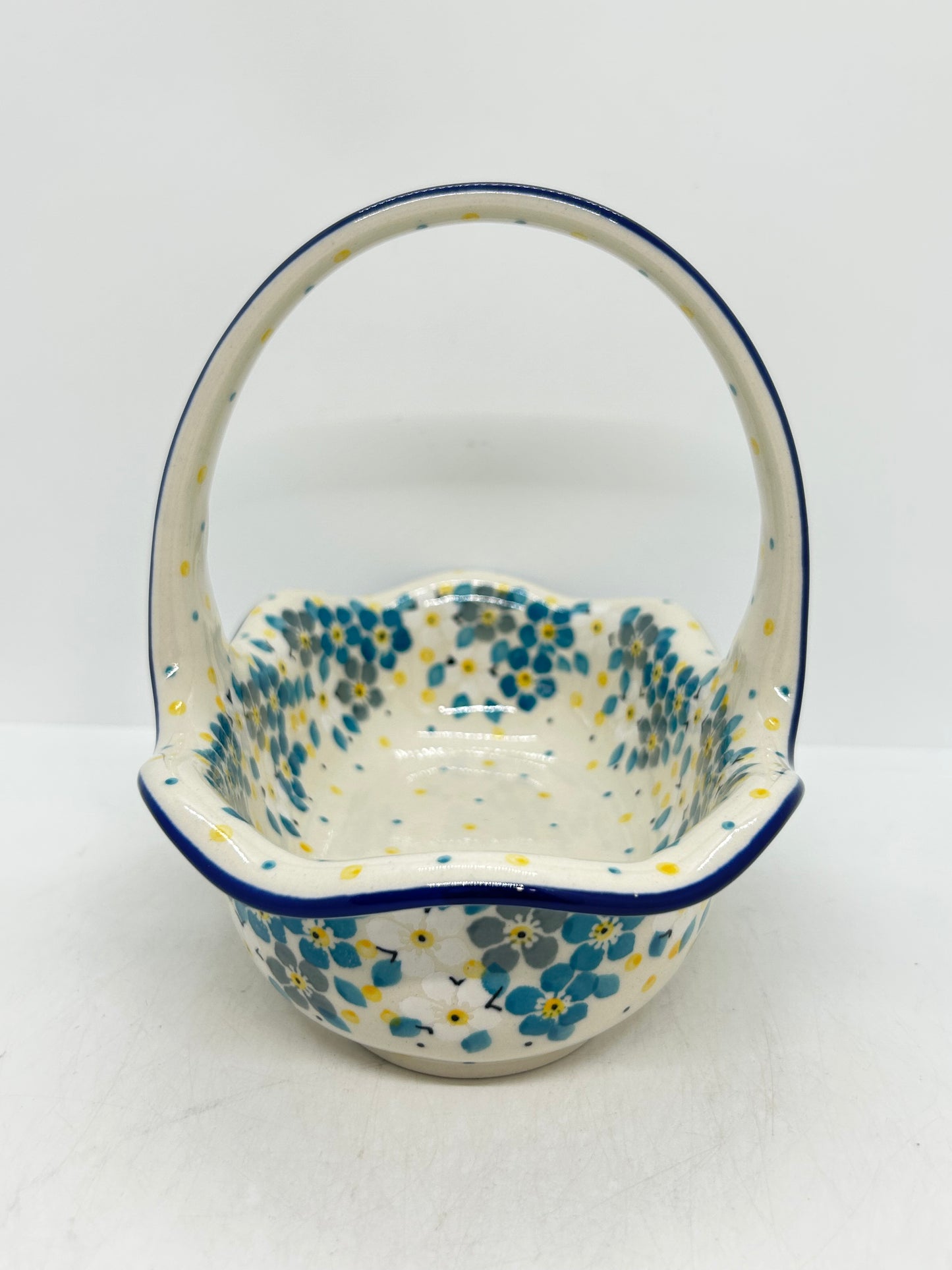 A21 ~ Basket with Handle ~ 2498X ~ T4!