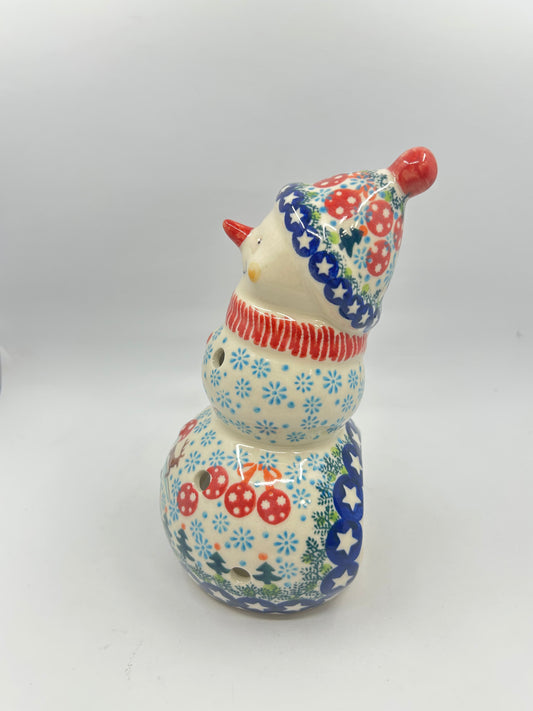BL03 - Snowman with Hat Votive - A-S1 - Art