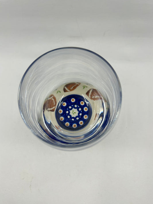 PREORDER DEPOSIT for Short Drinking Glass - Football - Art - Available 2027