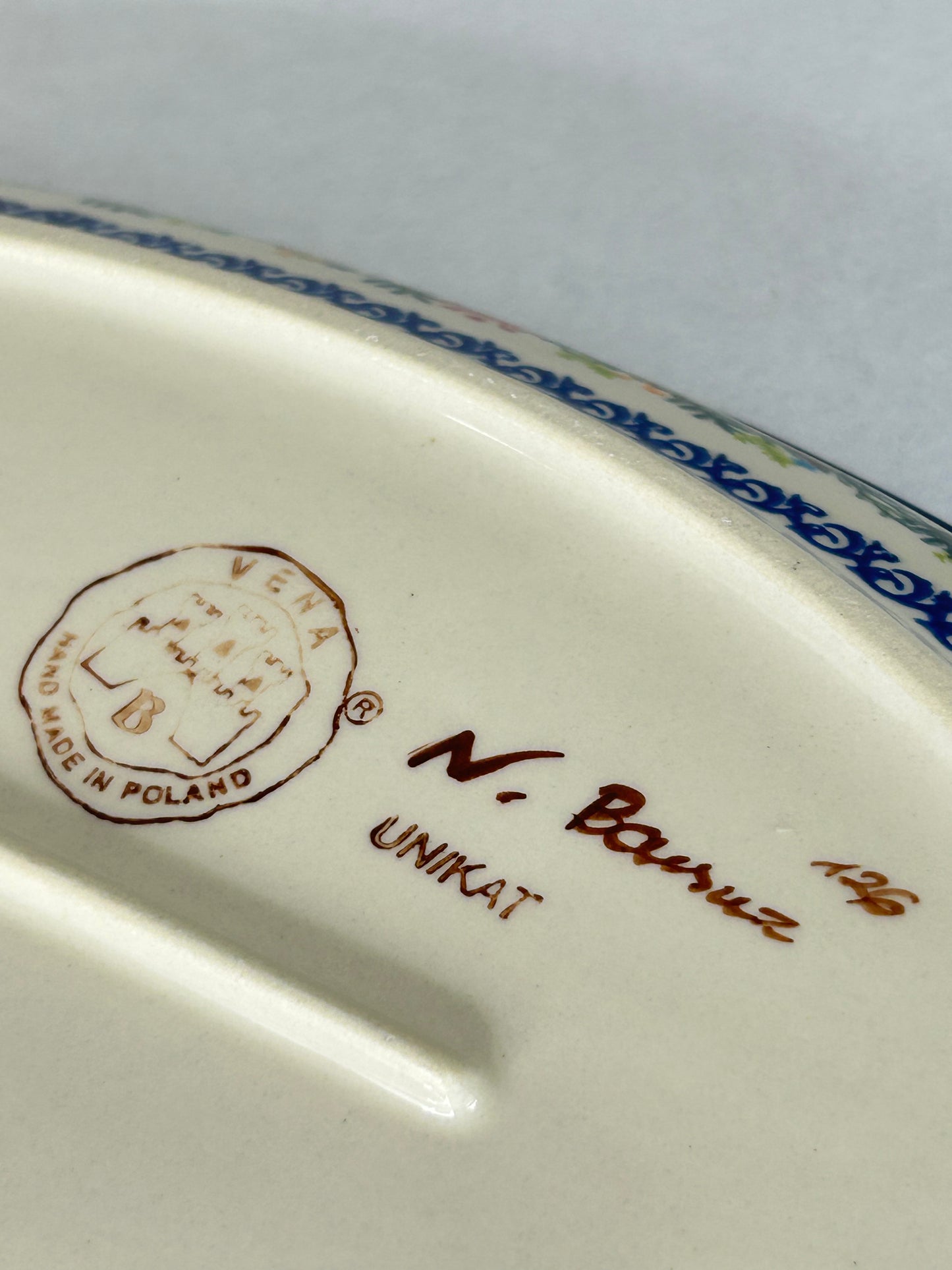Oval Serving Platter - U-498