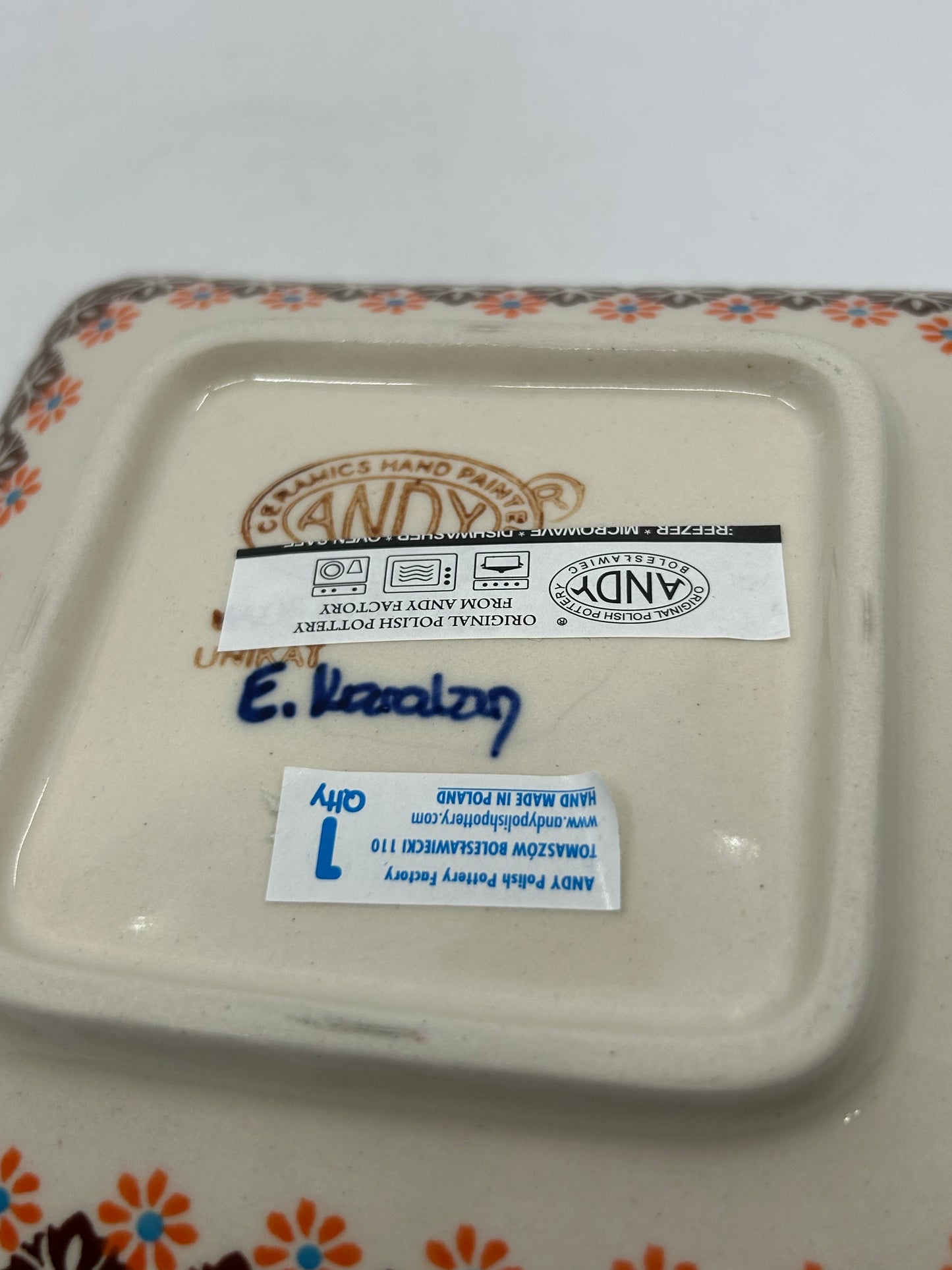 Square Plate - D90