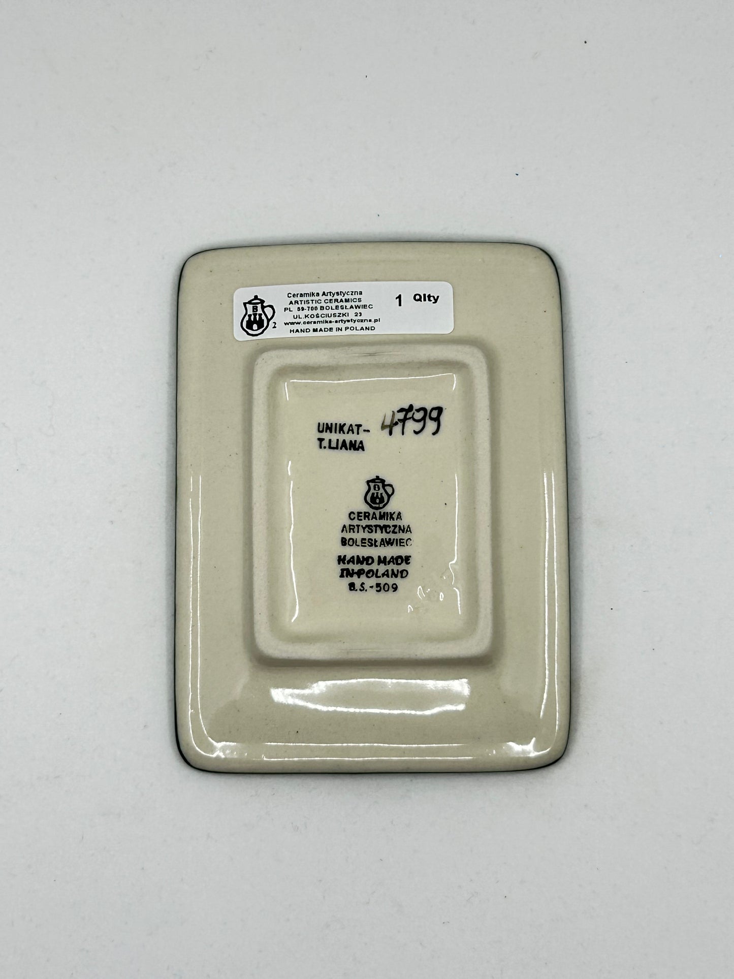 Soap Dish ~ 3.25 x 4.25 inch ~ U4799 ~ U3!