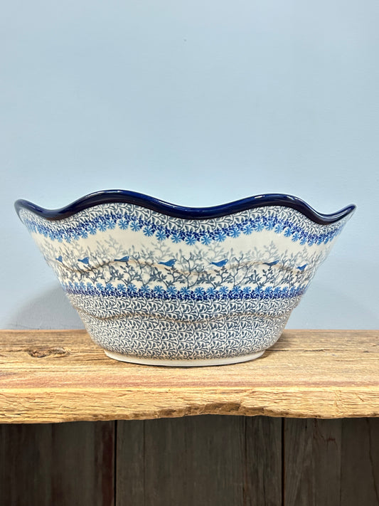 Bowl ~ Wavy Edge ~ Large ~ 12 inch ~ 2829X ~ T4!
