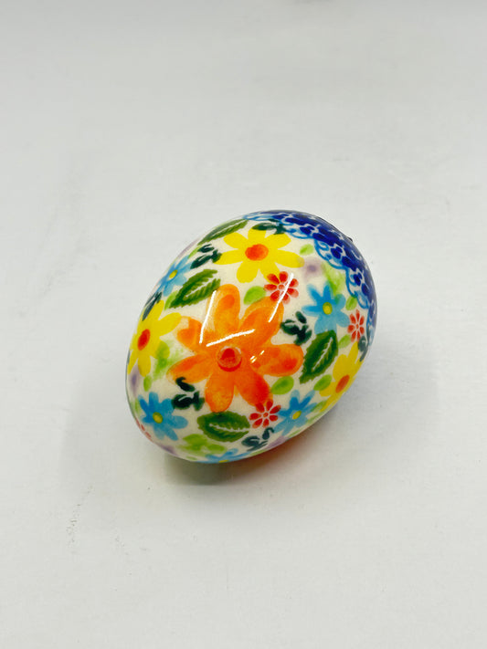 Kalich Stoneware Egg - Colorful Daisy -