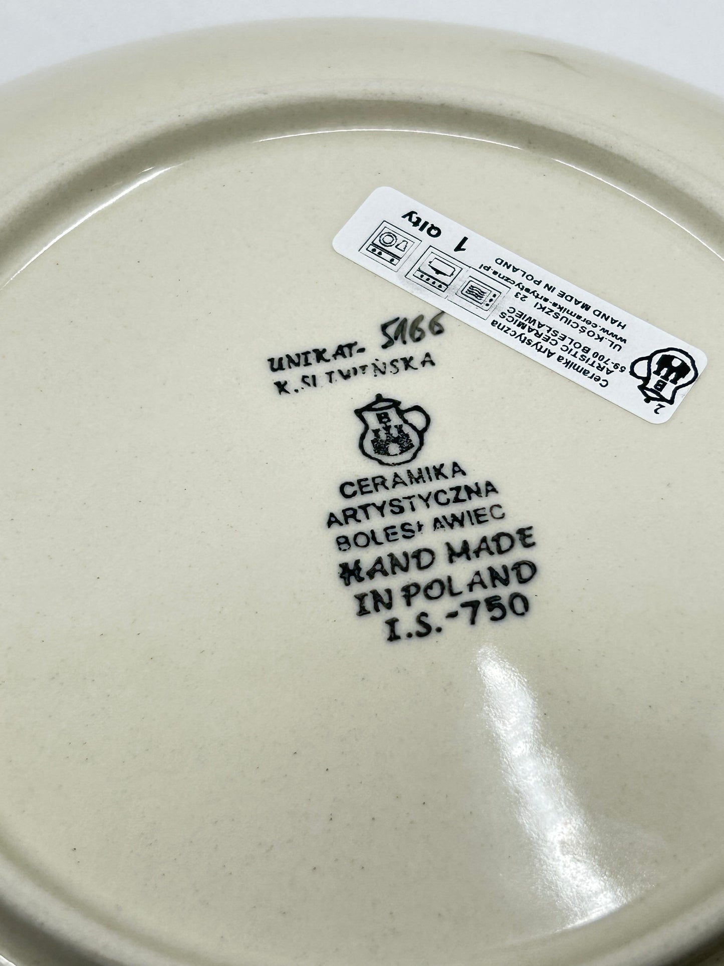 086 ~ Plate ~ 7.75" ~ U5166 - T4!