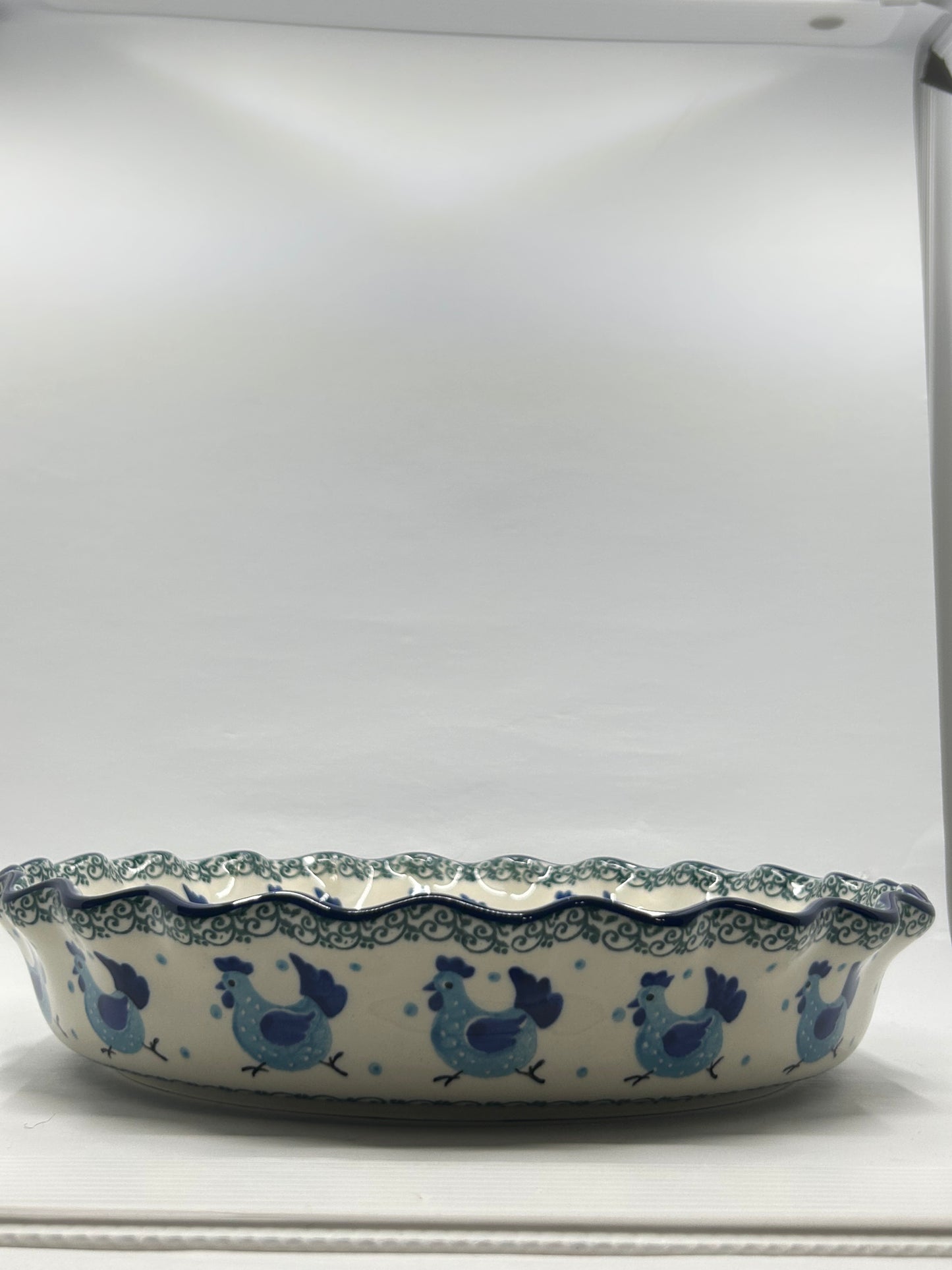 636 ~ Pie Plate ~ Fluted ~ 10" ~ 3329X - T4*