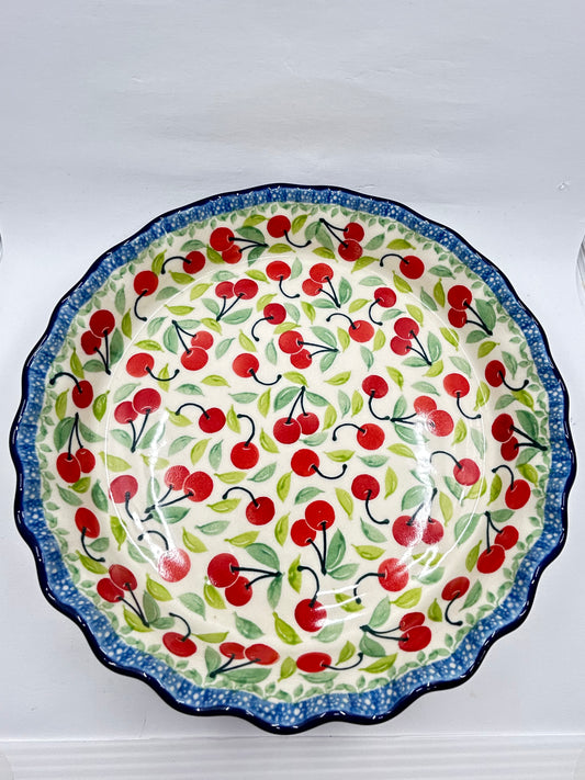 636 ~ Pie Plate ~ Fluted ~ 10" ~ 3250X - T4*