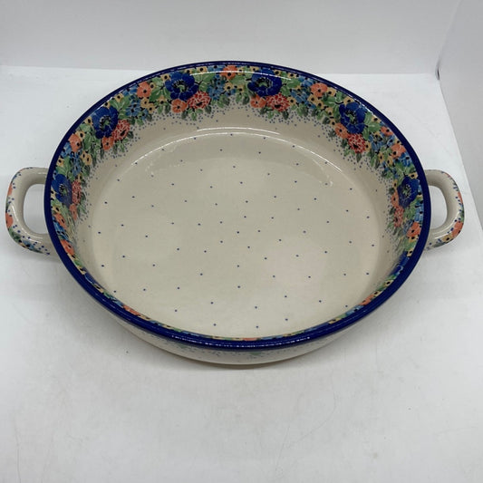 420 ~ Baker ~ Round w/ Handles ~ 10" U4662 ~ U4!