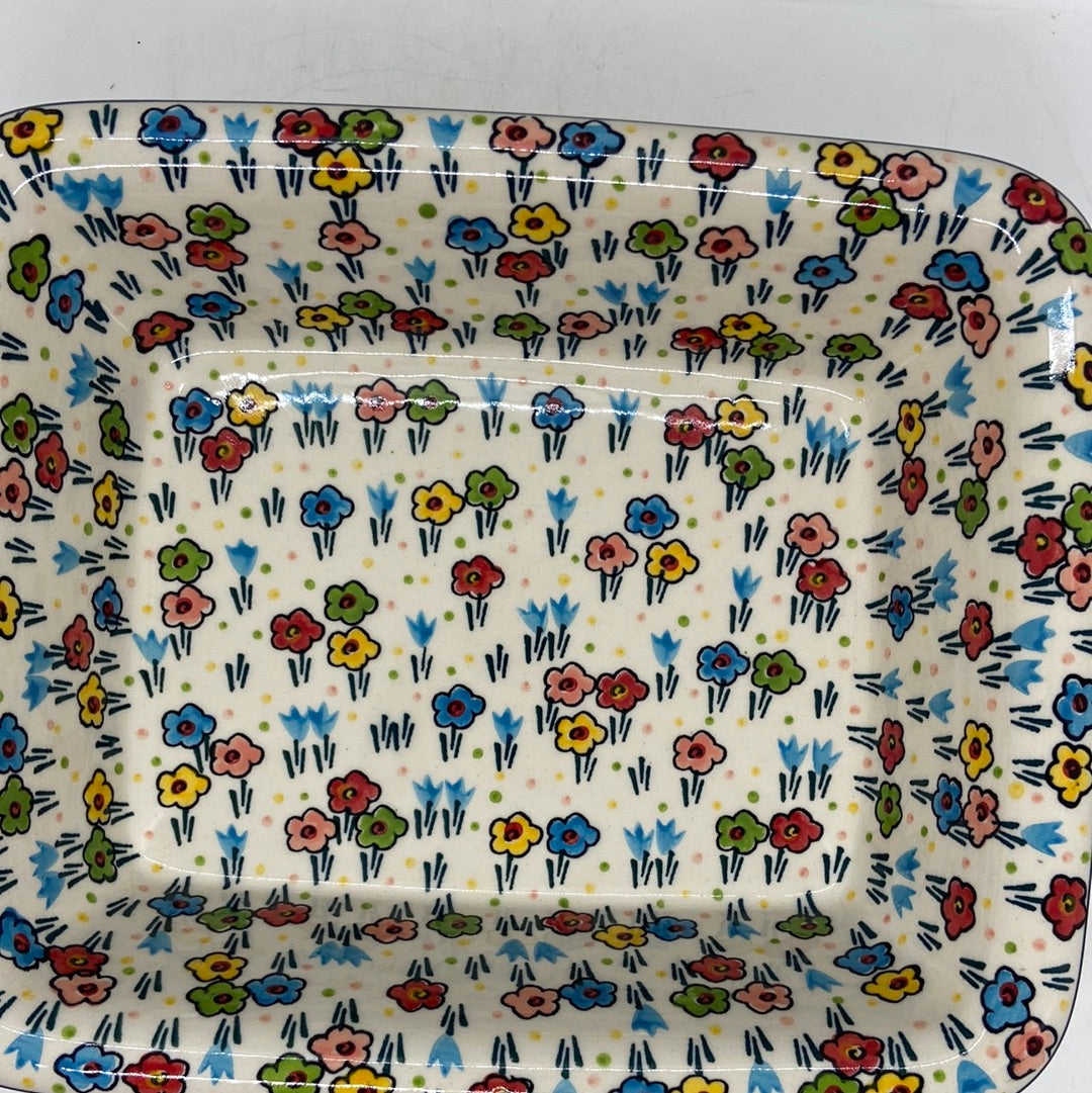Baker ~ Rectangular w/Rim ~ 9.25 x 11 ~ U4884 ~ U3!