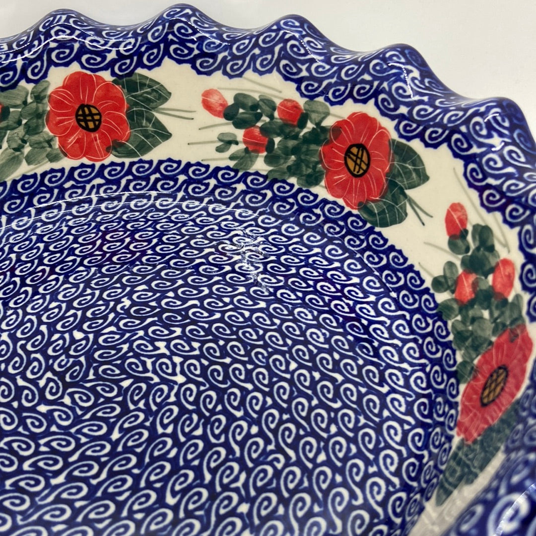 A185 Wavy Pie Plate - D15