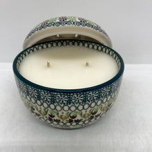 Load image into Gallery viewer, Apple Baker with Maple Bourbon Candle ~ Green Ribbon