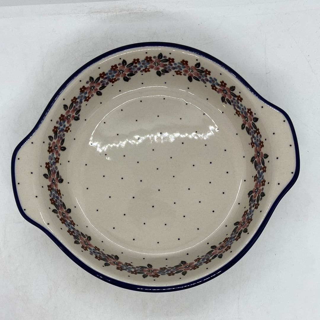 141 Baker ~ Round w/ Handles ~ 8 inch ~ 2067X - T1!