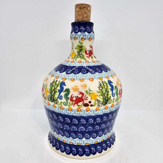 Plump Bottle with Cork - U884
